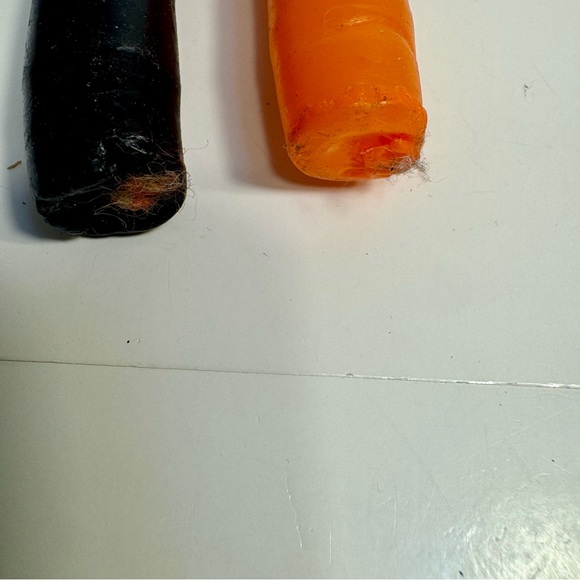 NWT. Vintage Halloween Taper Candles skeleton and black cat in Pumpkin 2 Set 10" - Picture 13 of 15